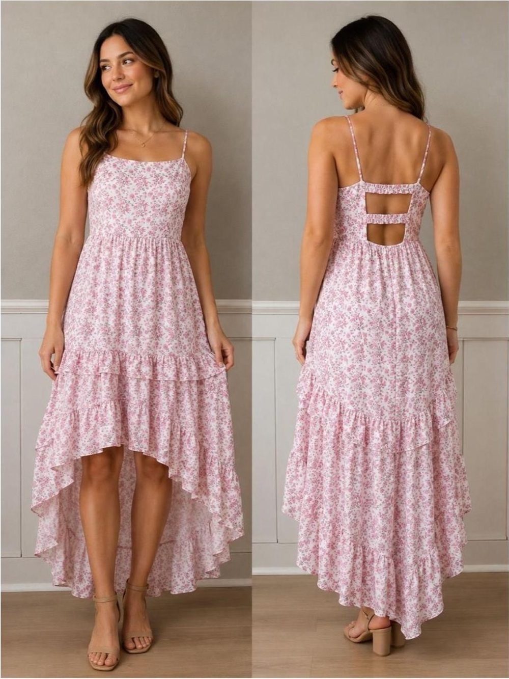 Altar’D State • High Low • Maxi Floral Dress • Medium